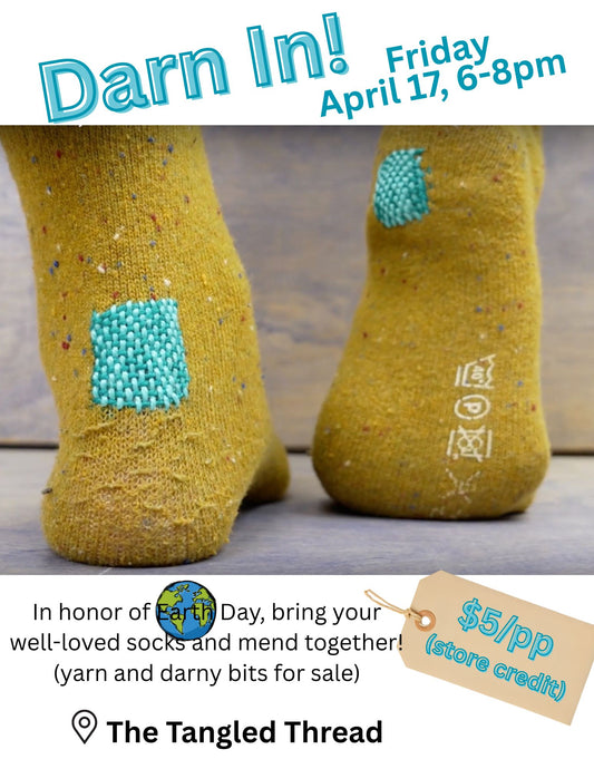 Darn In! - Friday, April 17, 6-8pm